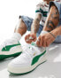 Puma CA Pro suede trainers in white and green