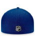 ფოტო #4 პროდუქტის Men's Blue Vancouver Canucks Core Primary Logo Fitted Hat
