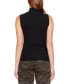 Фото #2 товара Essential Sleeveless Mock-Neck Sweater