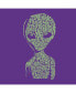 Big Girl's Word Art T-shirt - Alien