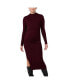 Фото #1 товара Maternity Ripe Nella Rib Nursing Knit Dress Maroon