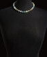 Фото #2 товара Silver-Tone Color Bead & Imitation Pearl All-Around Collar Necklace, 16"+ 2" extender, Created for Macy's