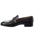 Фото #2 товара Gucci Leather Loafer Men's Black 6.5 Uk