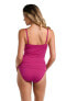 Фото #2 товара La Blanca Island Goddess Lingerie Strap Tankini Swimsuit Top, Magenta, 14