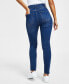 Фото #2 товара Curvy High Rise Double Button Skinny Jeans