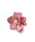 ფოტო #1 პროდუქტის Crystal Flower Pink Florere Cocktail Ring