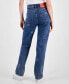 Фото #2 товара Women's Star High Rise Straight Leg Jeans