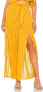 Фото #1 товара MinkPink 259305 Womens Mustard Shady Wrap Swim Cover Up Pants Swimwear Size M