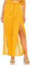 MinkPink 259305 Womens Mustard Shady Wrap Swim Cover Up Pants Swimwear Size M