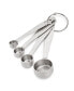 Фото #1 товара 4-Piece Stainless Steel Measuring Spoons Set