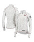 ფოტო #3 პროდუქტის Women's White Texas A&M Aggies OHT Military-Inspired Appreciation Officer Arctic Camo 1/4-Zip Jacket