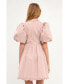 ფოტო #5 პროდუქტის Women's Ruffle Detail Mini Dress