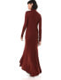 AG Adriano Goldschmied 295594 Women's Chels Maxi Dress, Rich Crimson, Medium