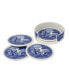 Фото #1 товара Blue Italian 5 PC Ceramic Coaster Set