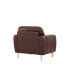 Фото #4 товара 37.8" Faux Leather Gorm Accent Chair