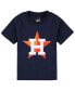 ფოტო #1 პროდუქტის Toddler Boys and Girls Navy Houston Astros Team Crew Primary Logo T-shirt