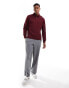 Tommy Hilfiger Long Sleeve Regular Polo Shirt in Dark Red