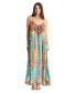 Women's Maxi Boho Art T back Dress with pockets