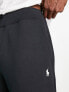 Polo Ralph Lauren player logo double tech joggers in black Черный, XL - фото #5