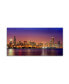 Фото #1 товара Mike Jones Photo 'Chicago Dusk full skyline' Canvas Art - 47" x 24" x 2"