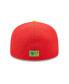 Фото #5 товара Men's Red, Neon Green Los Angeles Dodgers 1978 World Series Lava Highlighter Combo 59FIFTY Fitted Hat