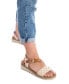 Фото #17 товара Women's Wedge Sandals With Gold Studs, Beige