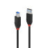 Фото #6 товара Кабель активный USB 3.0 Lindy Slim 10 м USB A - USB B 5000 Mbit/s черный