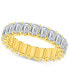 ფოტო #1 პროდუქტის Diamond Emerald-Cut Eternity Band (4 ct. t.w.) in Platinum or 14k Gold