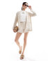 Фото #2 товара Threadbare linen blend soft blazer in off white