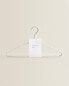 Beige cotton and linen hanger (pack of 4)