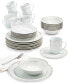 Gold Serif 32-Piece Dinnerware Set, Service For 8