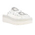 Фото #2 товара Chinese Laundry Surfs Up Clear Rhinestone Platform Womens Clear Casual Sandals