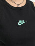 Фото #2 товара Nike Dance mini swoosh rib vest in black