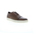 Фото #2 товара Bruno Magli Salatino MB4SALB0 Mens Brown Leather Lifestyle Sneakers Shoes