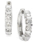 Фото #2 товара Diamond Five-Stone Hoop Earrings (1/2 ct. t.w.) in 14k Gold or White Gold