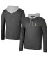 Фото #1 товара Men's Black Miami Hurricanes Ballot Waffle-Knit Thermal Long Sleeve Hoodie T-shirt