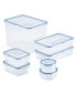 Фото #1 товара Easy Essentials Rectangular 14-Pc. Food Storage Container Set