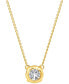 ფოტო #15 პროდუქტის Certified Lab Grown Diamond Solitaire Pendant 18" Necklace (2-1/4 ct. t.w.) in 14k Gold