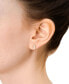 ფოტო #2 პროდუქტის Blue Topaz Stud Earrings in 14k Gold (Also in White Topaz)