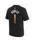 ფოტო #2 პროდუქტის Big Boys Devin Booker Black Phoenix Suns Statement Edition Name and Number Player T-shirt