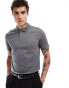 Фото #1 товара BOSS Orange passenger polo shirt in dark grey