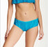 Фото #1 товара BECCA Show Tell Women Swimwear Hipster Lace Turquoise Bikini Bottom Size S