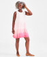 Фото #1 товара Petite Printed Flip Flop Dress, Created for Macy's