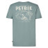 PETROL INDUSTRIES TSR635 short sleeve T-shirt aqua grey, L - фото #3