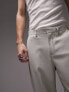 Фото #7 товара Topman wide leg suit trousers in light khaki
