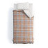 Twin/Twin Extra Long Little Arrow Design Co Fall Plaid Warm Neutrals Comforter