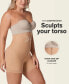 ფოტო #7 პროდუქტის Women's Firm Tummy Control Shaper Strapless Shorts with Butt Lifter