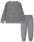 ფოტო #6 პროდუქტის Toddler Boys Take Flight Crewneck Sweatshirt and Joggers, 2 Piece Set