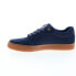 Фото #5 товара DC Anvil 303190-NGM Mens Blue Suede Lace Up Skate Inspired Sneakers Shoes