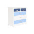 Chest of drawers DKD Home Decor White Sky blue Navy Blue Rope MDF Wood 80 x 40 x 80 cm